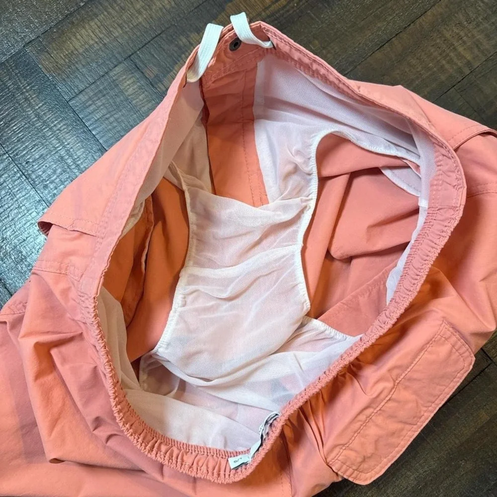 Onia Calder Swim‎ Trunks Mens L Salmon Pink 6
